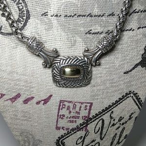 Brighton braided chain necklace